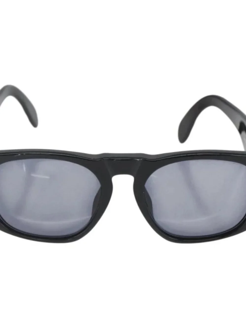 CHANEL Sunglasses plastic Black CC Auth 156144